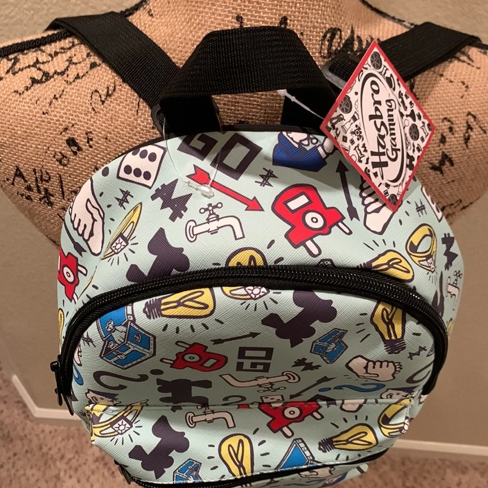 Authentic Bioworld Hasbro Monopoly Gaming Backpack